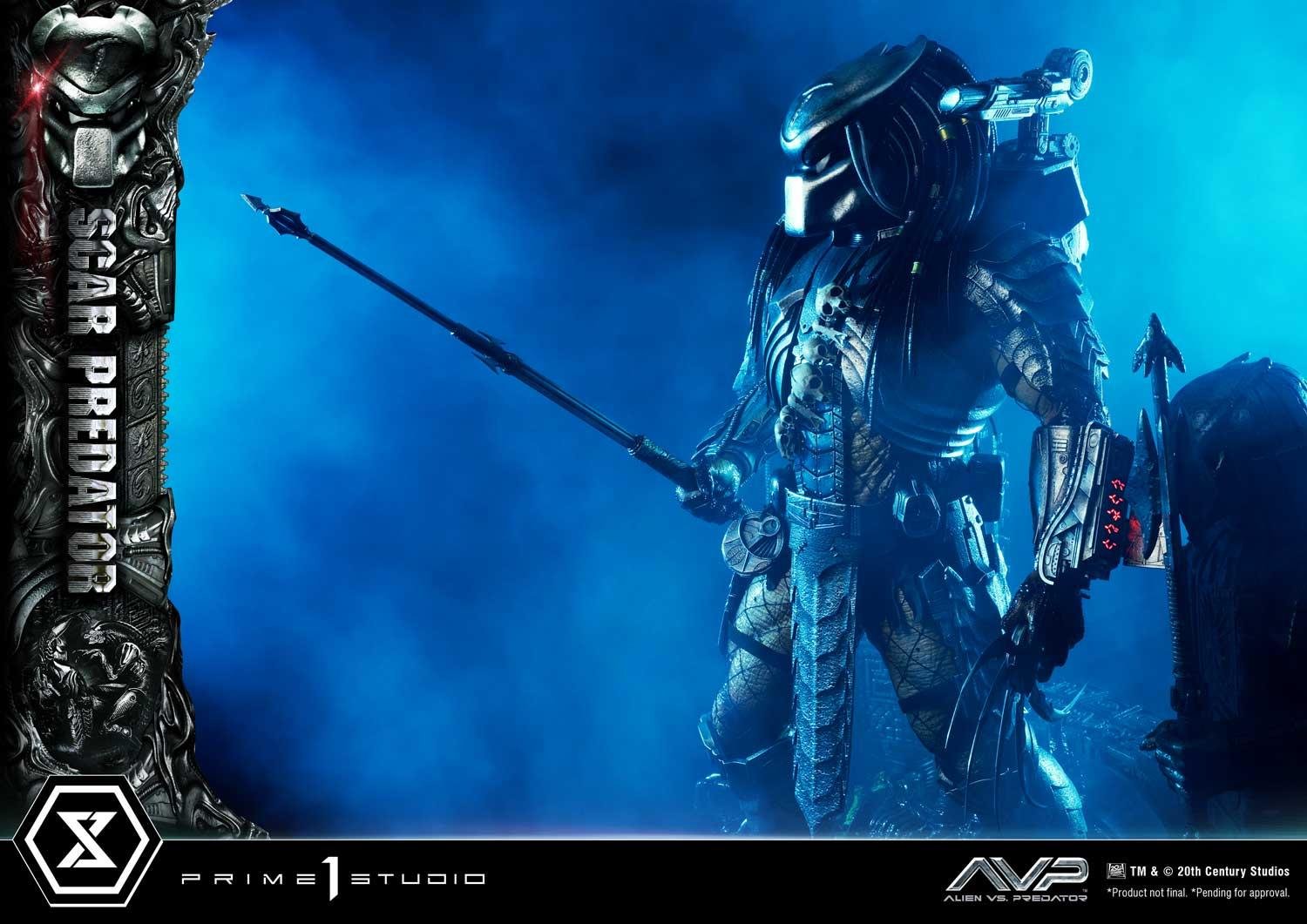 SCAR PREDATOR - ALIEN VS. PREDATOR (FILM) - MUSEUM MASTERLINE - 93 CM - PRIME 1 STUDIO - Imagen 8