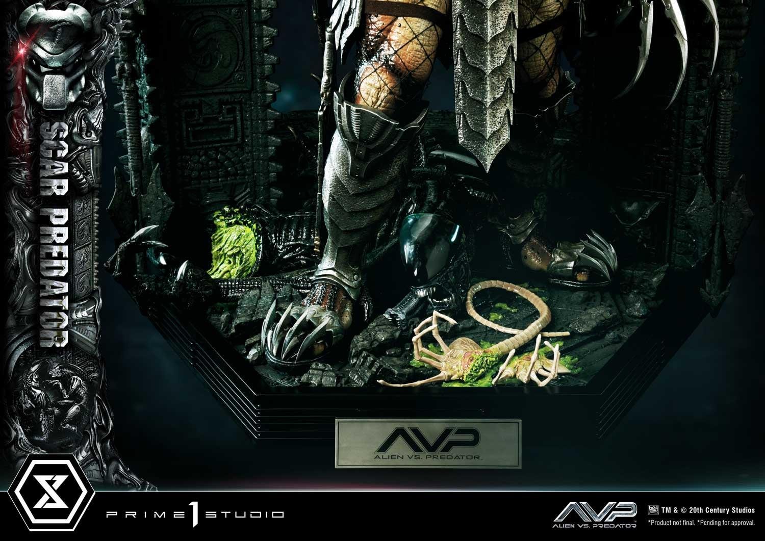 SCAR PREDATOR - ALIEN VS. PREDATOR (FILM) - MUSEUM MASTERLINE - 93 CM - PRIME 1 STUDIO - Imagen 9