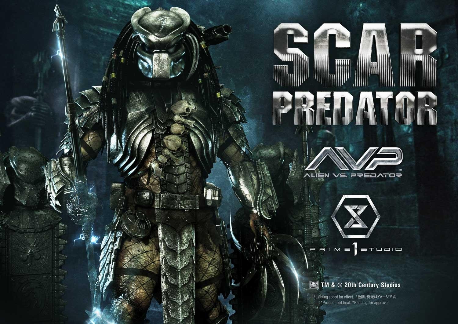 SCAR PREDATOR DX BONUS VERSION - ALIEN VS. PREDATOR (FILM) - MUSEUM MASTERLINE - 93 CM - PRIME 1 STUDIO - Imagen 2