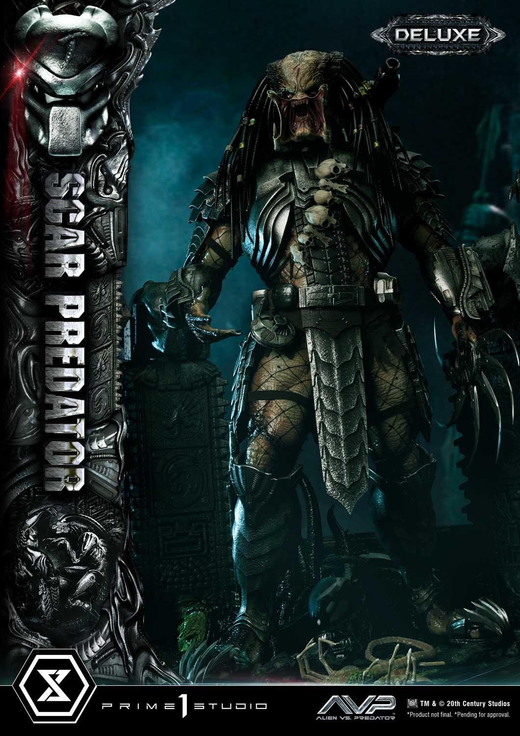 SCAR PREDATOR DX BONUS VERSION - ALIEN VS. PREDATOR (FILM) - MUSEUM MASTERLINE - 93 CM - PRIME 1 STUDIO - Imagen 10