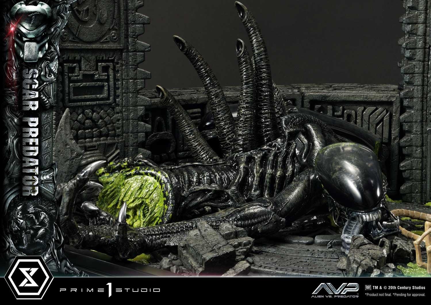 SCAR PREDATOR DX BONUS VERSION - ALIEN VS. PREDATOR (FILM) - MUSEUM MASTERLINE - 93 CM - PRIME 1 STUDIO - Imagen 4