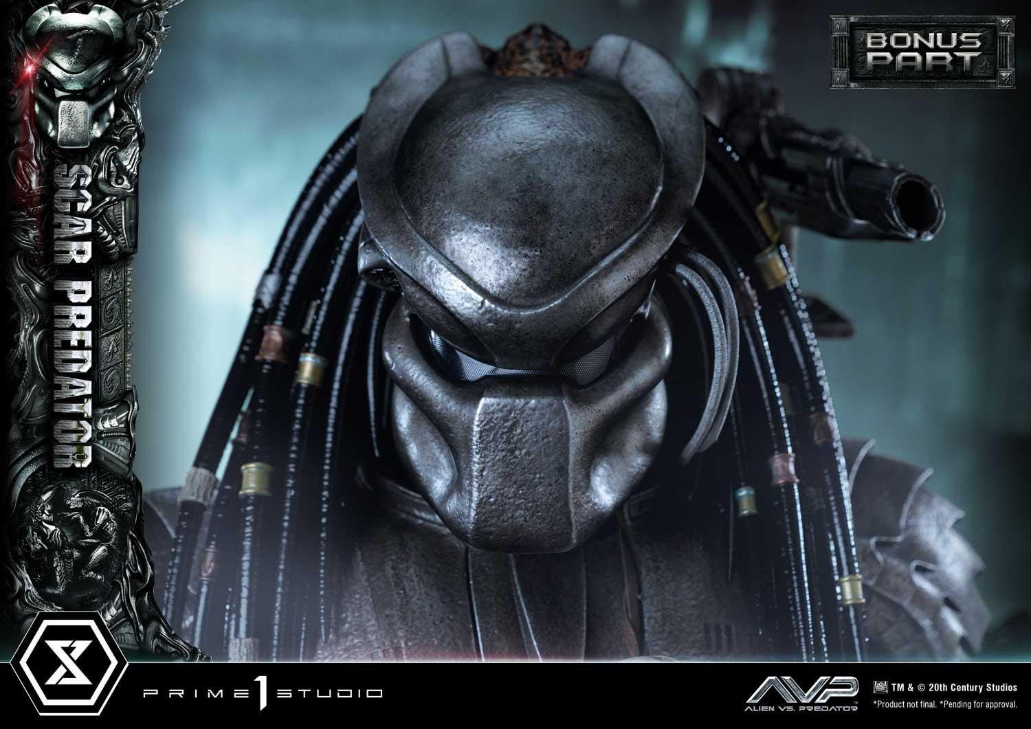 SCAR PREDATOR DX BONUS VERSION - ALIEN VS. PREDATOR (FILM) - MUSEUM MASTERLINE - 93 CM - PRIME 1 STUDIO - Imagen 7