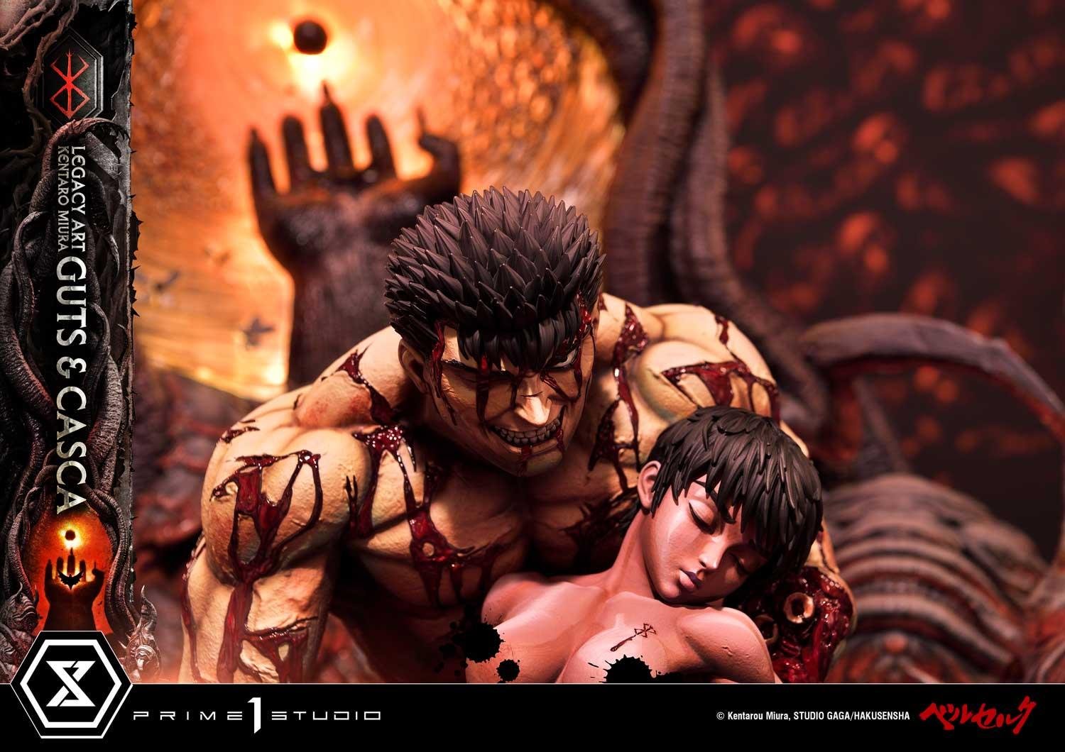 GUTS & CASCA - "KENTARO MIURA" - LEGACY ART - BERSERK - 72 CM - PRIME 1 STUDIO - Imagen 10