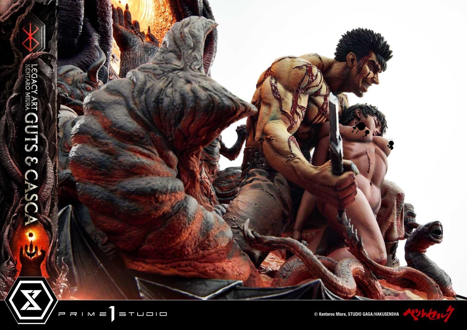GUTS & CASCA - "KENTARO MIURA" - LEGACY ART - BERSERK - 72 CM - PRIME 1 STUDIO - Imagen 8