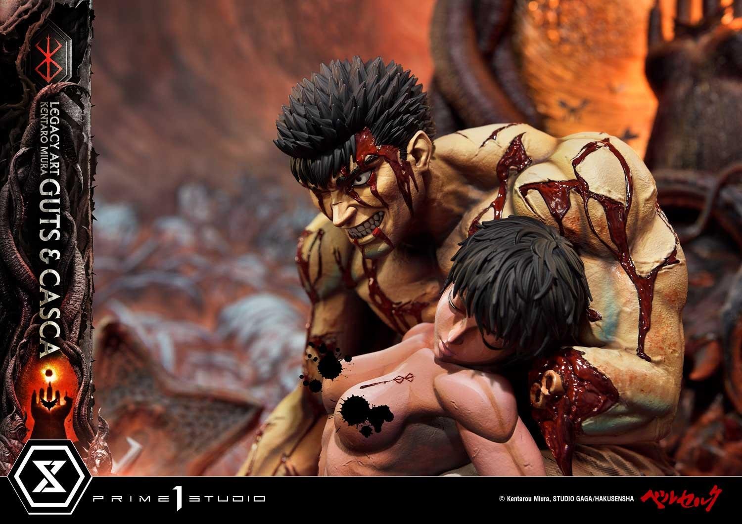 GUTS & CASCA - "KENTARO MIURA" - LEGACY ART - BERSERK - 72 CM - PRIME 1 STUDIO - Imagen 9