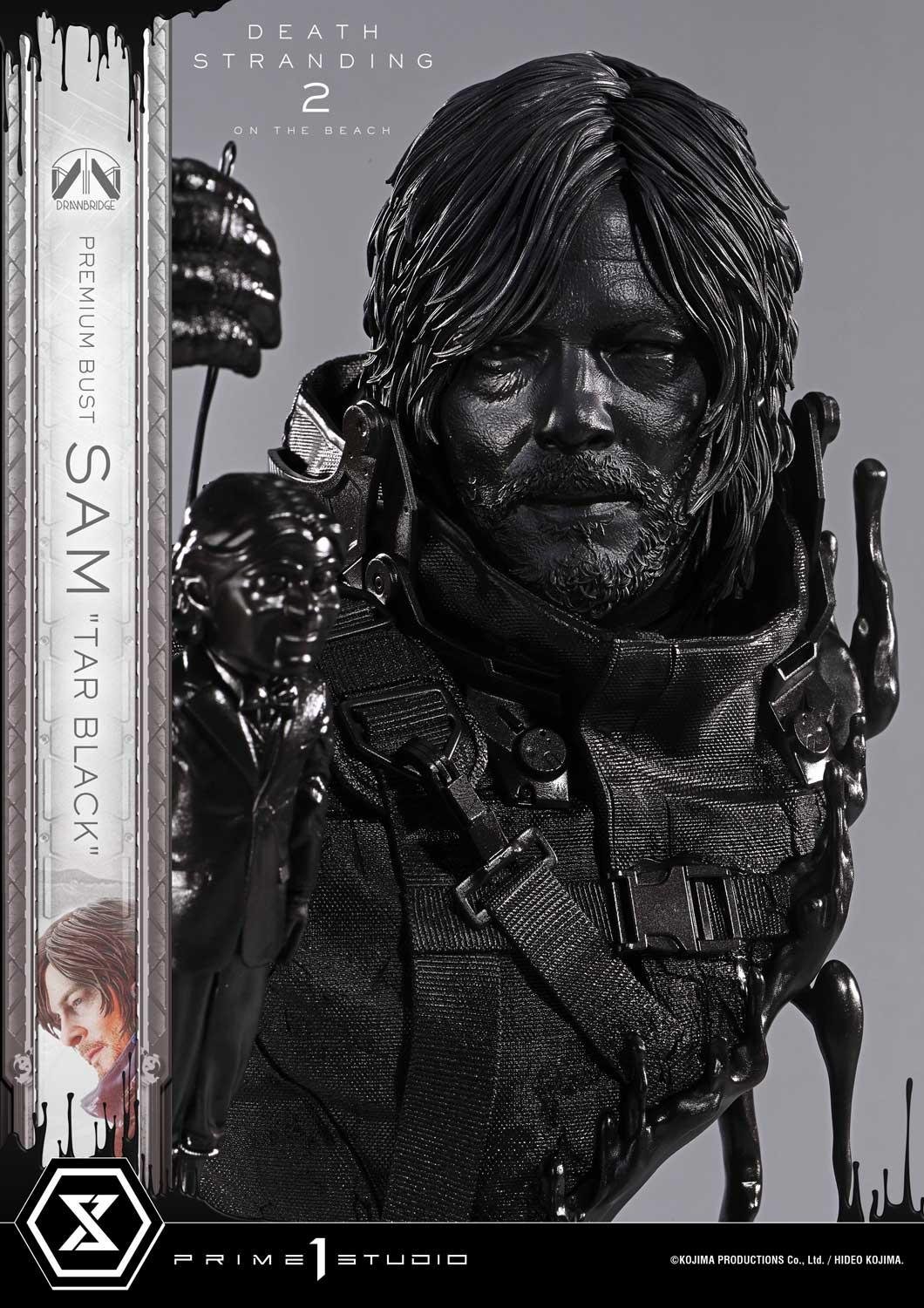 SAM TAR BLACK - DEATH STRANDING 2: ON THE BEACH - PREMIUM BUST - 44 CM - PRIME 1 STUDIO - Imagen 10