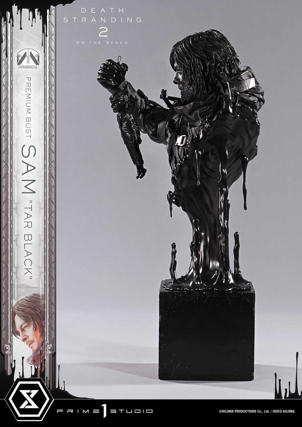 SAM TAR BLACK - DEATH STRANDING 2: ON THE BEACH - PREMIUM BUST - 44 CM - PRIME 1 STUDIO - Imagen 4