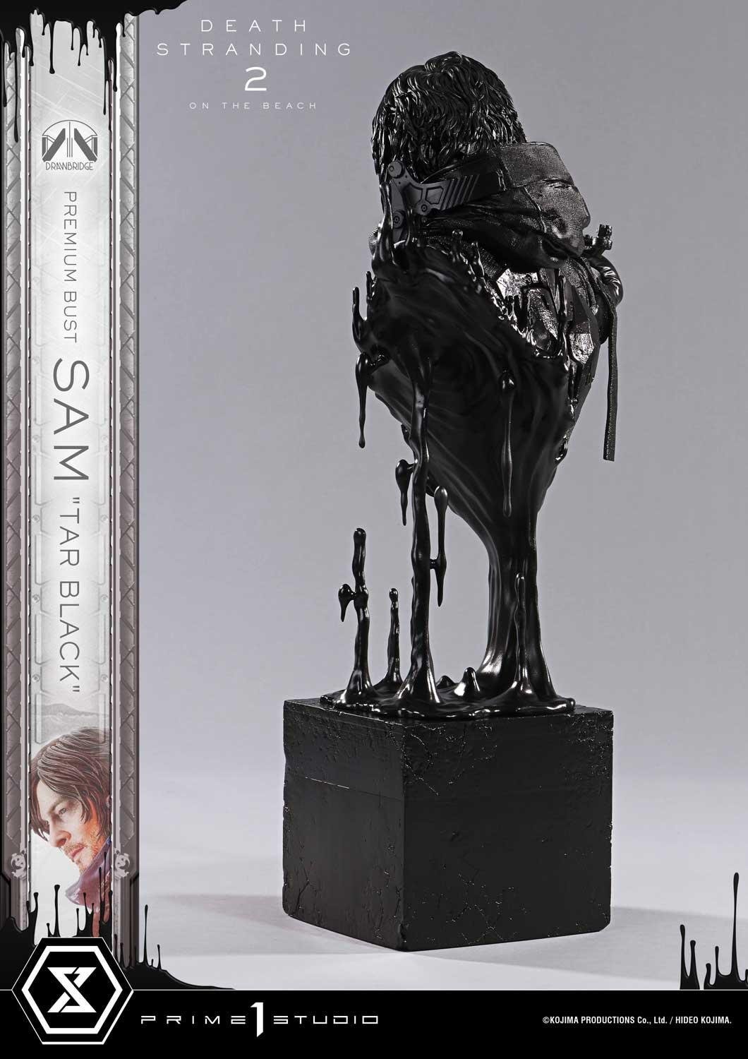SAM TAR BLACK - DEATH STRANDING 2: ON THE BEACH - PREMIUM BUST - 44 CM - PRIME 1 STUDIO - Imagen 5
