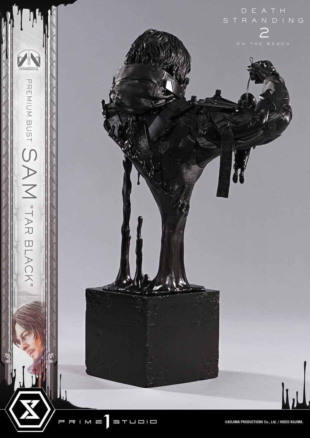 SAM TAR BLACK - DEATH STRANDING 2: ON THE BEACH - PREMIUM BUST - 44 CM - PRIME 1 STUDIO - Imagen 7