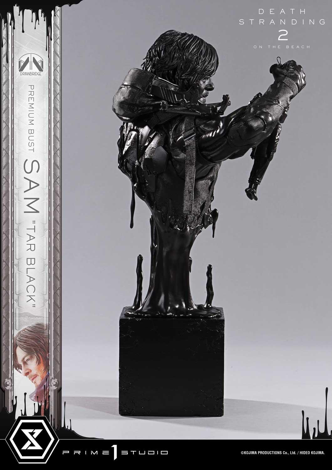 SAM TAR BLACK - DEATH STRANDING 2: ON THE BEACH - PREMIUM BUST - 44 CM - PRIME 1 STUDIO - Imagen 8