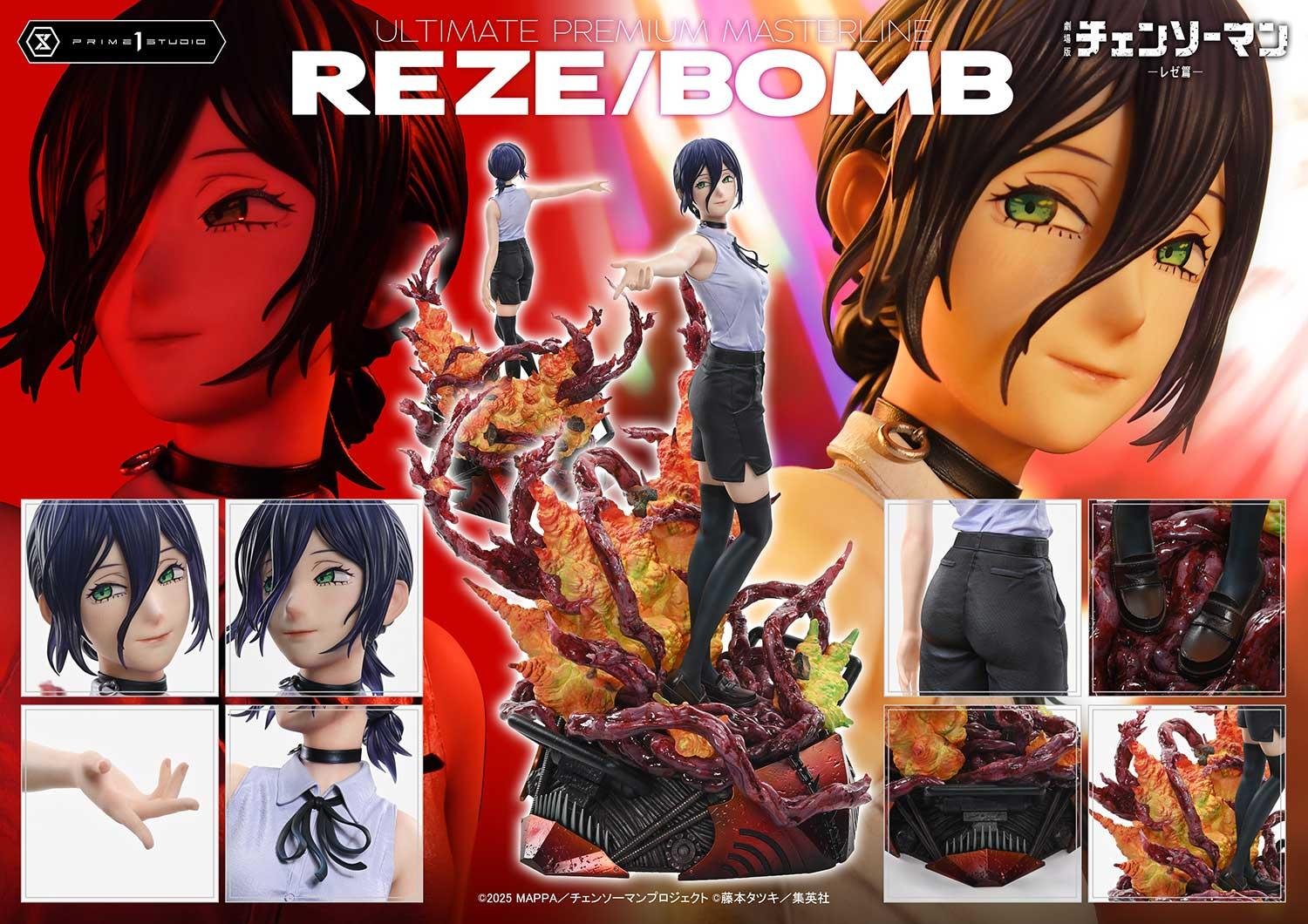 REZE/BOMB - CHAINSAW MAN - THE MOVIE: REZE ARC - ULTIMATE PREMIUM MASTERLINE - 56 CM - PRIME 1 STUDIO - Imagen 4
