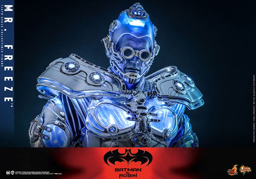 BATMAN Y ROBIN MR. FREEZE - DC COMICS - MOVIE MASTERPIECE - 33CM - HOT TOYS - Imagen 8