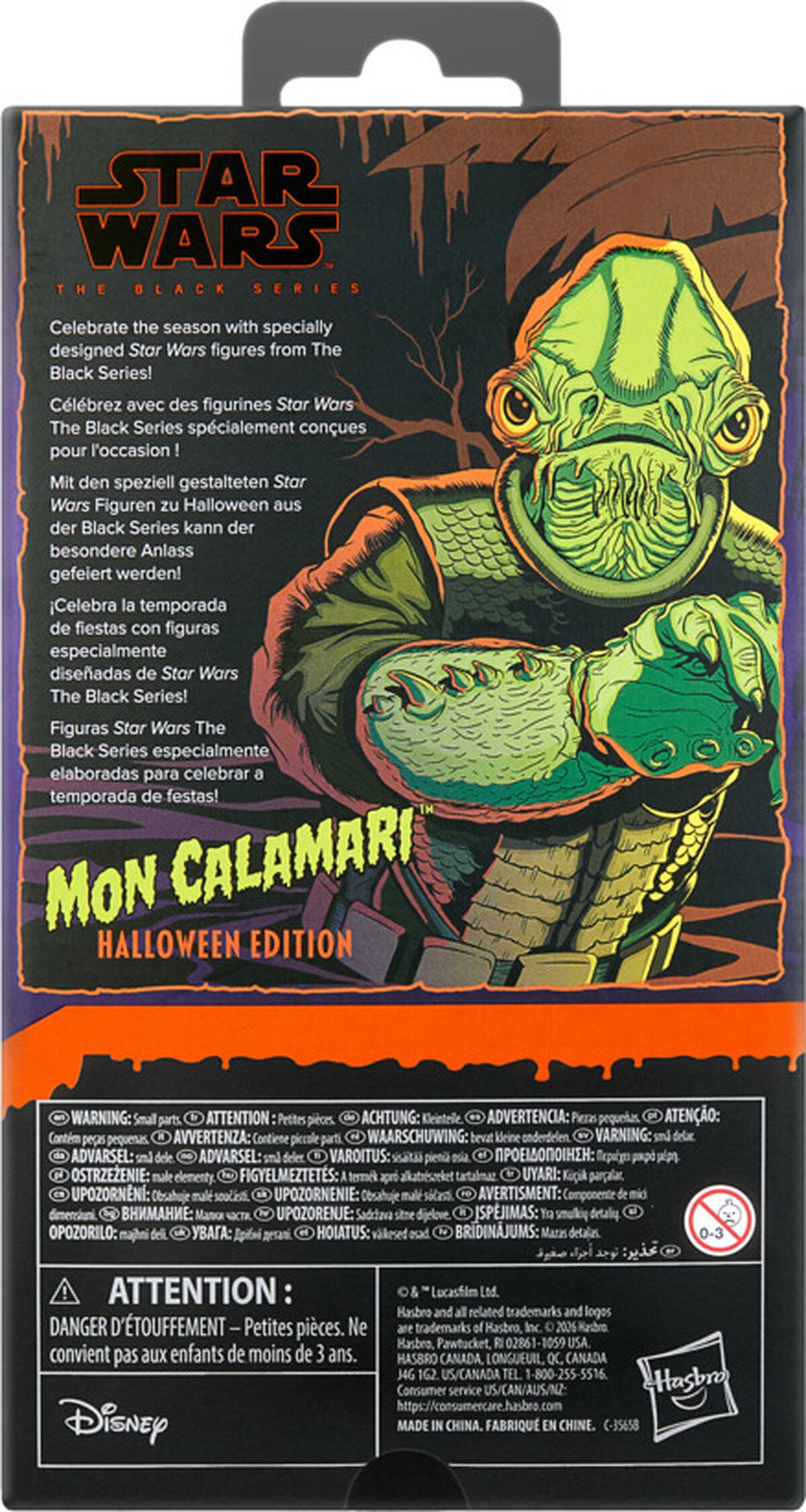 MON CALAMARI HALLOWEEN EDITION - STAR WARS - THE BLACK SERIES - FIGURA 15 CM - HASBRO - Imagen 13