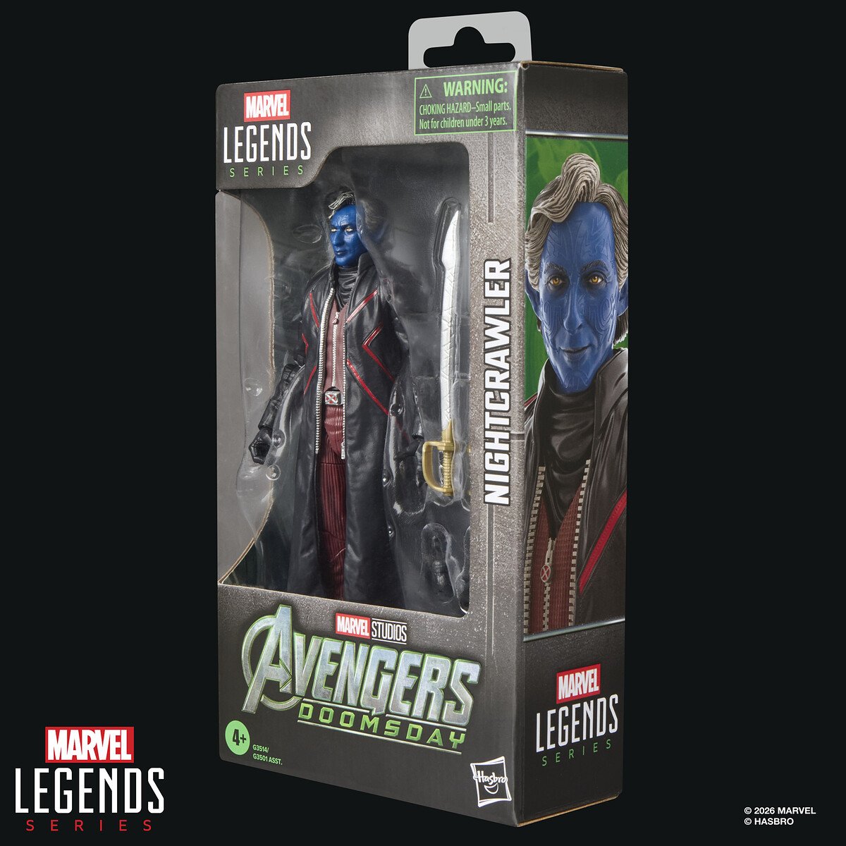 NIGHTCRAWLER - MARVEL - MARVEL LEGENDS - FIGURA 15 CM - HASBRO - Imagen 13