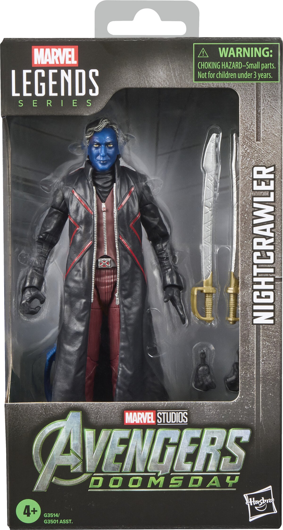 NIGHTCRAWLER - MARVEL - MARVEL LEGENDS - FIGURA 15 CM - HASBRO - Imagen 2