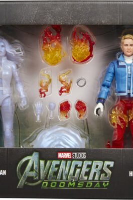 MARVEL’S INVISIBLE WOMAN HUMAN TORCH PACK 2 – MARVEL – MARVEL LEGENDS – FIGURA 15 CM – HASBRO