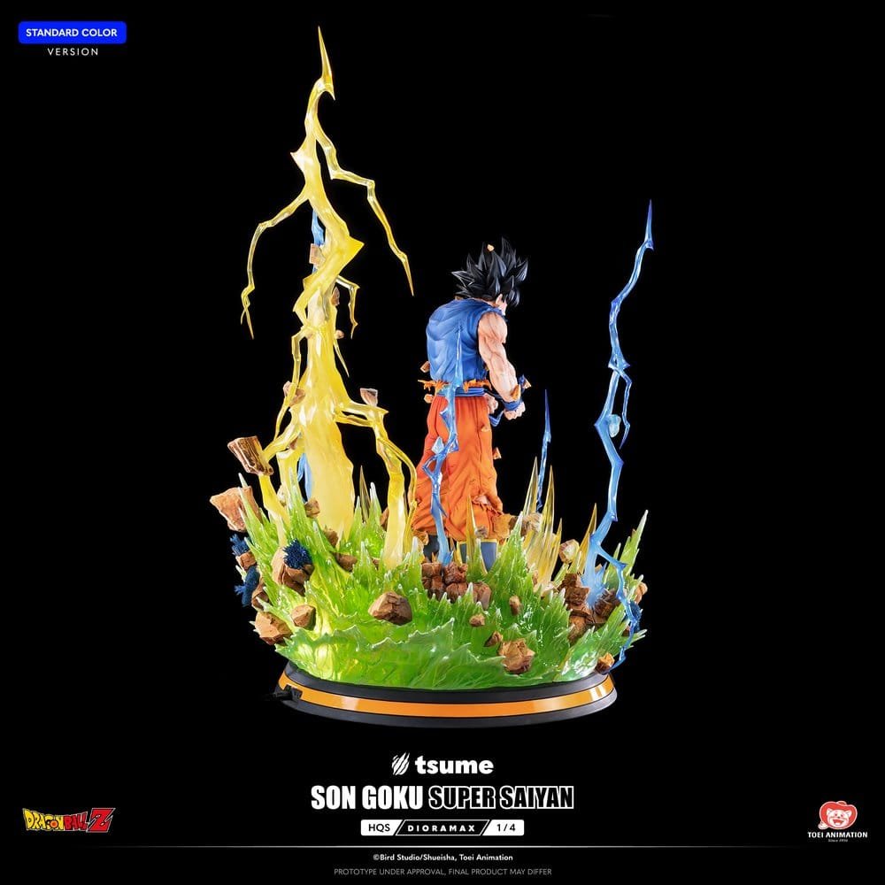 Z HQS DIORAMAX SON GOKU SUPER SAIYAN - DRAGON BALL - FIGURA 1/4 - TSUME - Imagen 10