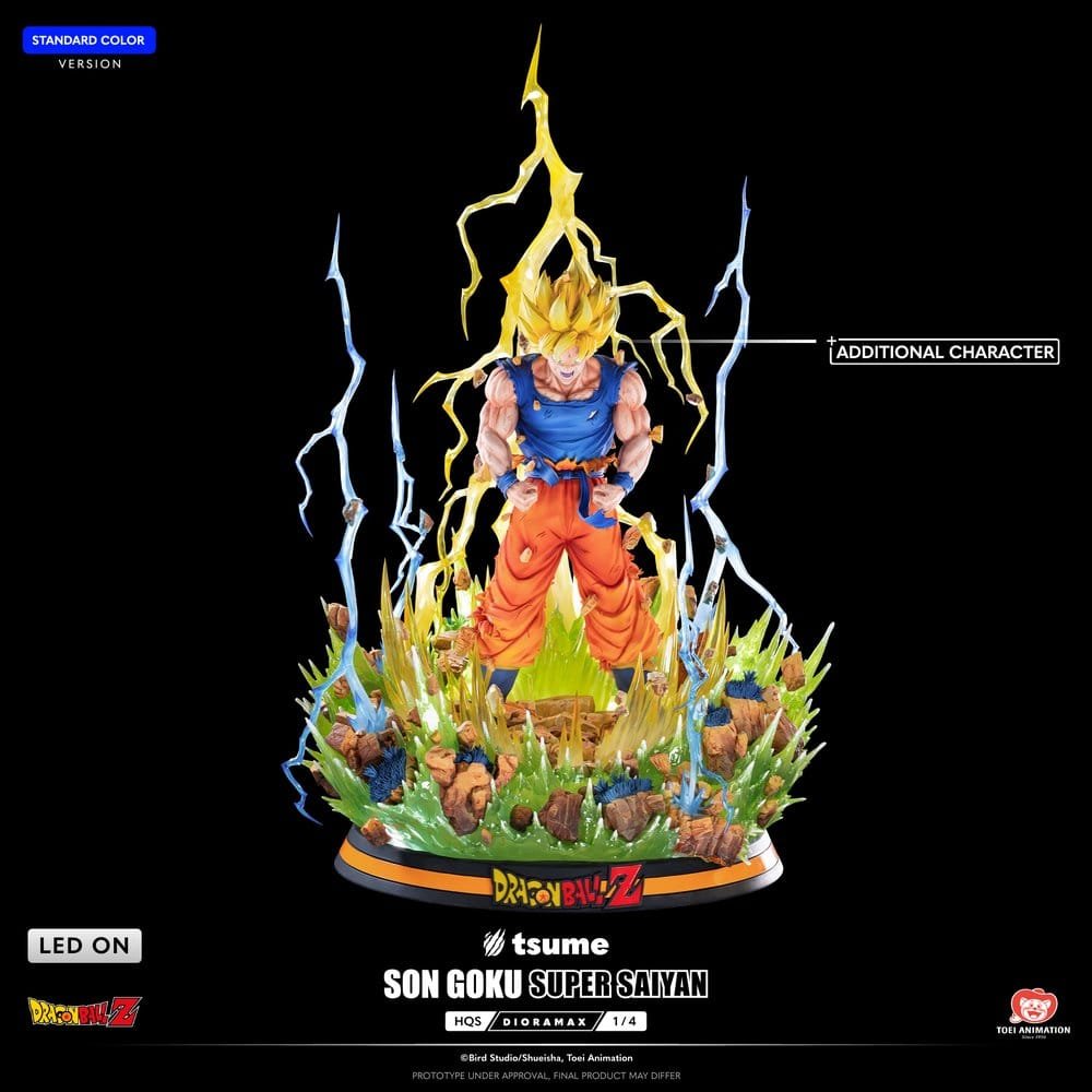 Z HQS DIORAMAX SON GOKU SUPER SAIYAN - DRAGON BALL - FIGURA 1/4 - TSUME - Imagen 3