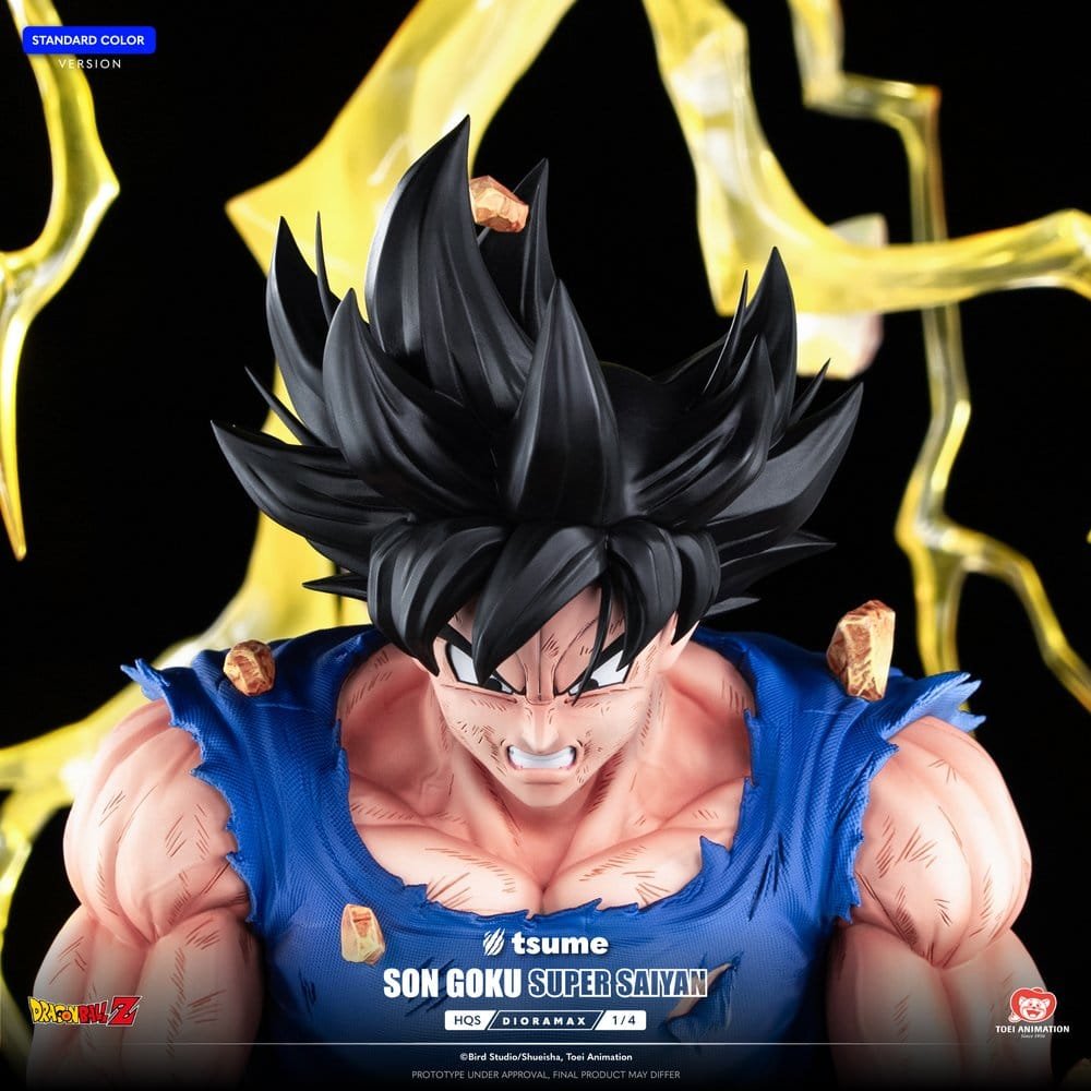 Z HQS DIORAMAX SON GOKU SUPER SAIYAN - DRAGON BALL - FIGURA 1/4 - TSUME - Imagen 4