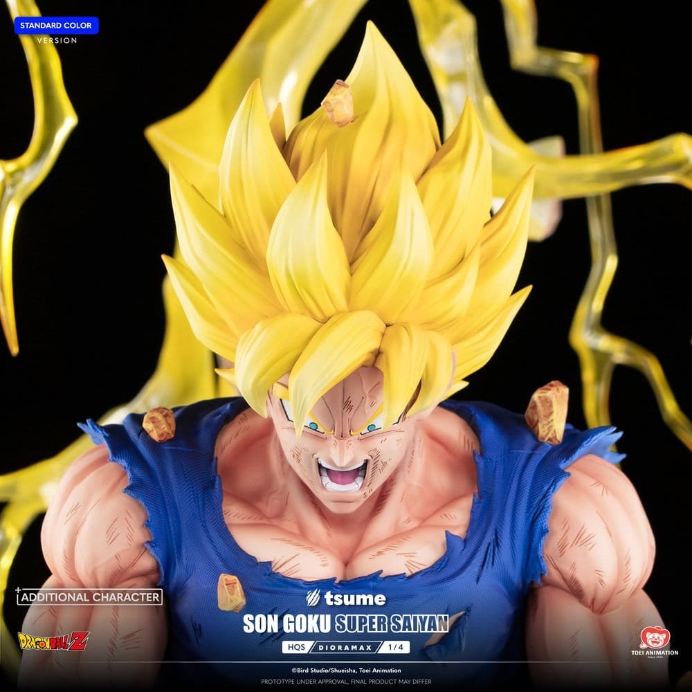 Z HQS DIORAMAX SON GOKU SUPER SAIYAN - DRAGON BALL - FIGURA 1/4 - TSUME - Imagen 5