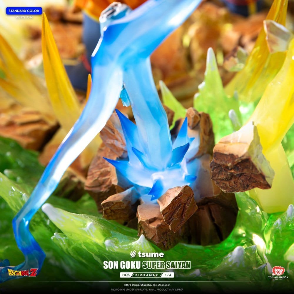 Z HQS DIORAMAX SON GOKU SUPER SAIYAN - DRAGON BALL - FIGURA 1/4 - TSUME - Imagen 8