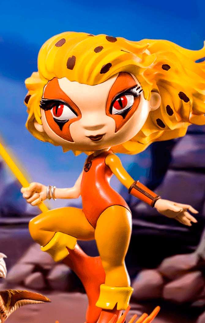 CHEETARA AND SNARF - THUNDERCATS - MINICO - IRON STUDIOS
