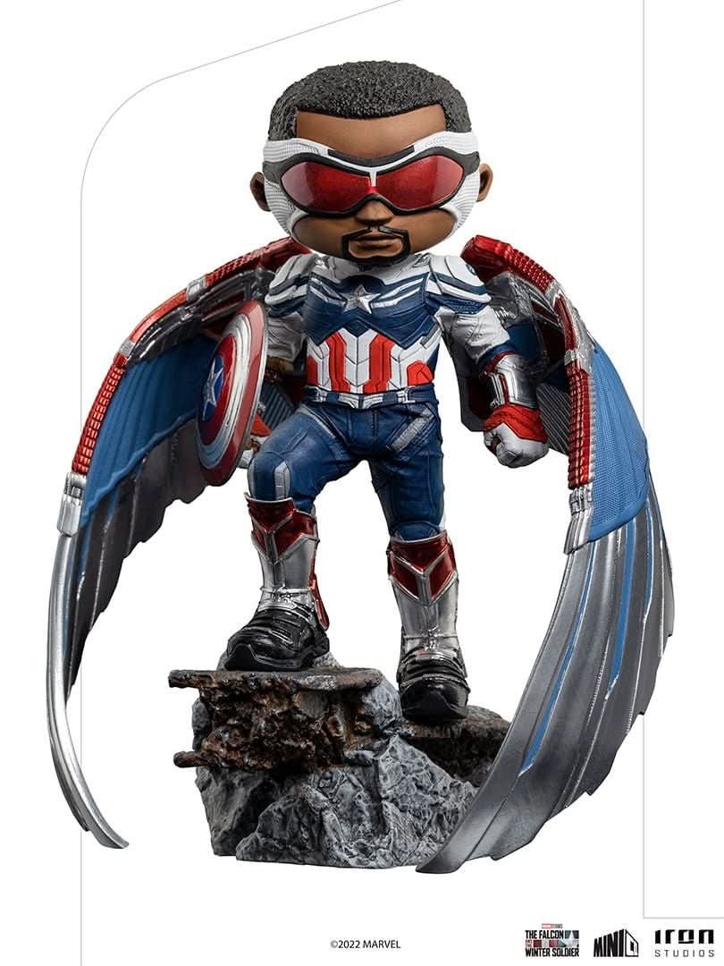 CAPTAIN AMERICA SAM WILSON - THE FALCON AND THE WINTER SOLDIER - MINICO - IRON STUDIOS