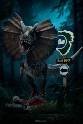 DILOPHOSAURUS – JURASSIC PARK – JURASSIC WORLD – MINICO – IRON STUDIOS