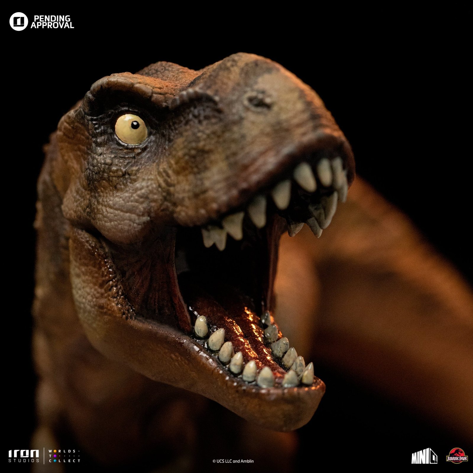 T-REX - JURASSIC PARK - JURASSIC WORLD - MINICO - IRON STUDIOS