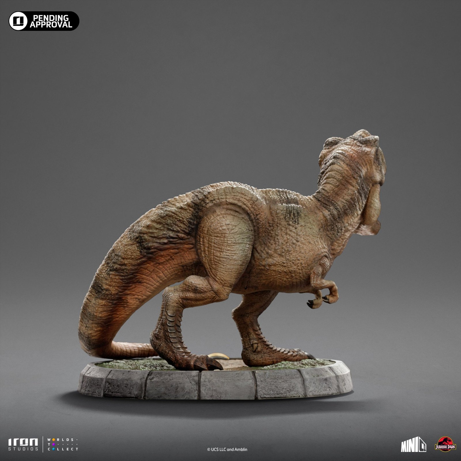 T-REX - JURASSIC PARK - JURASSIC WORLD - MINICO - IRON STUDIOS