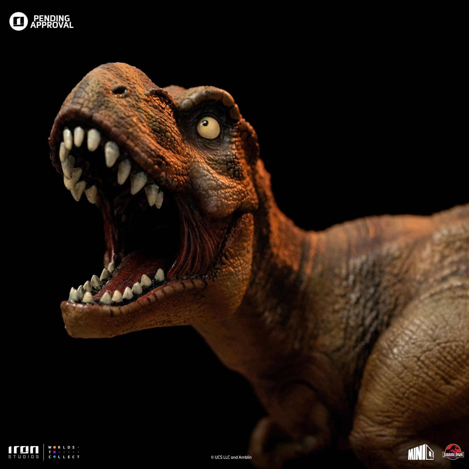 T-REX - JURASSIC PARK - JURASSIC WORLD - MINICO - IRON STUDIOS