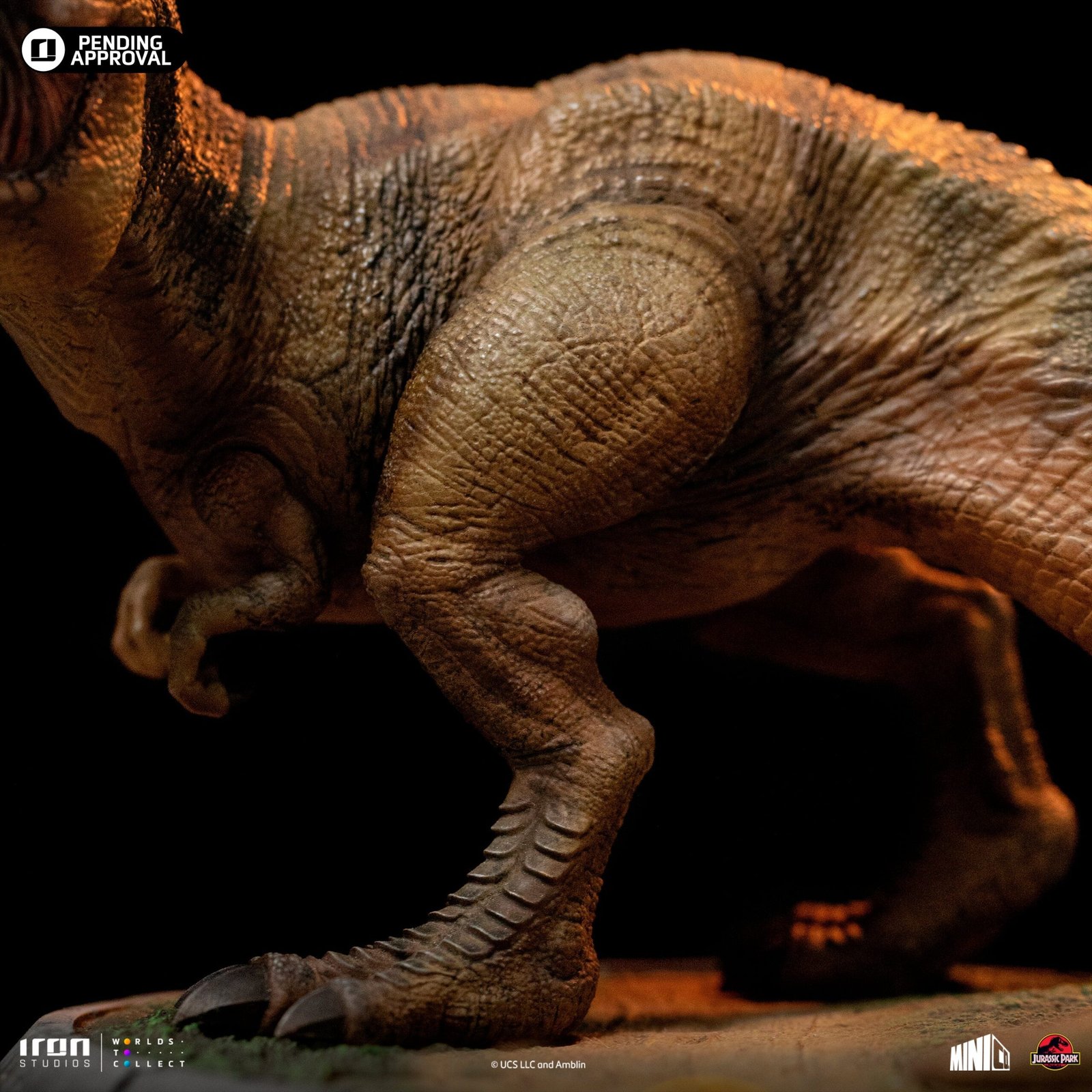 T-REX - JURASSIC PARK - JURASSIC WORLD - MINICO - IRON STUDIOS