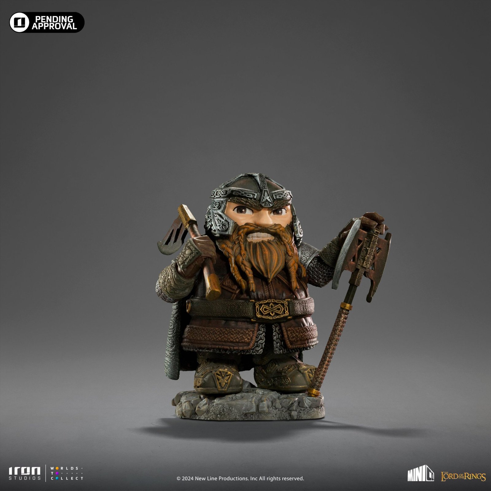 GIMLI - THE LORD OF THE RINGS - LORD OF THE RINGS - MINICO - IRON STUDIOS
