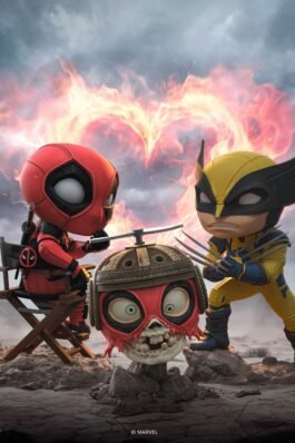 DEADPOOL, WOLVERINE AND HEADPOOL – DEADPOOL & WOLVERINE – MINICO – IRON STUDIOS
