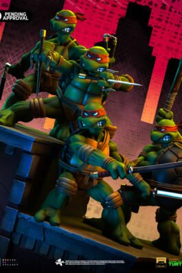 TMNT 1ST COVER SET (SIGNED VERSION) – TEENAGE MUTANT NINJA TURTLES – ART SCALE 1/10 – IRON STUDIOS
