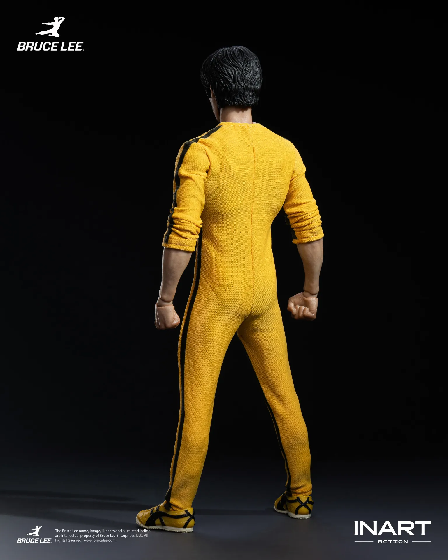 BRUCE LEE (YELLOW JUMPSUIT) - FIGURA 1/12 15,5 CM - INART - Imagen 5