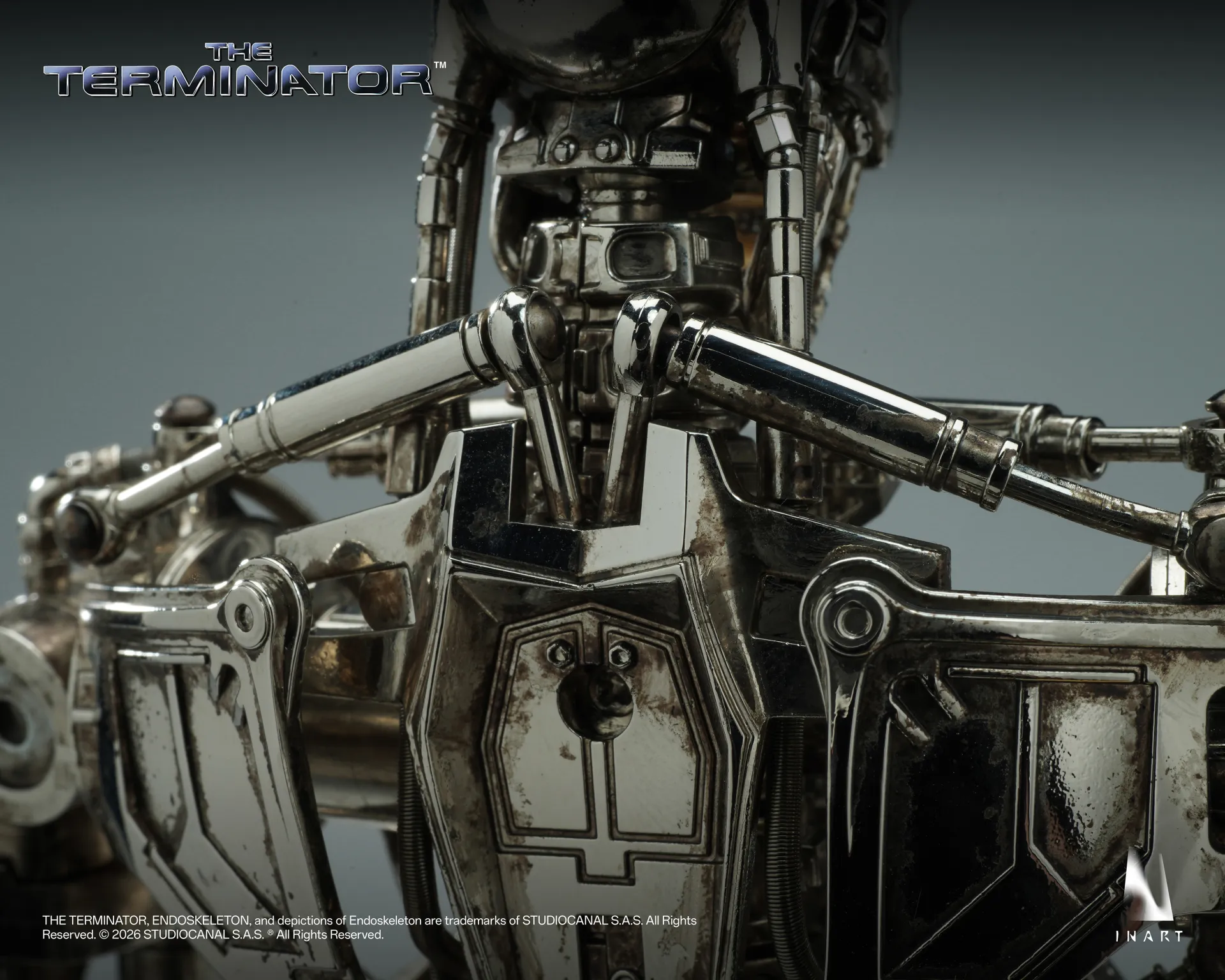 T-800 ENDOSKELETON - TERMINATOR - FIGURA 1/6 31 CM - INART - Imagen 10