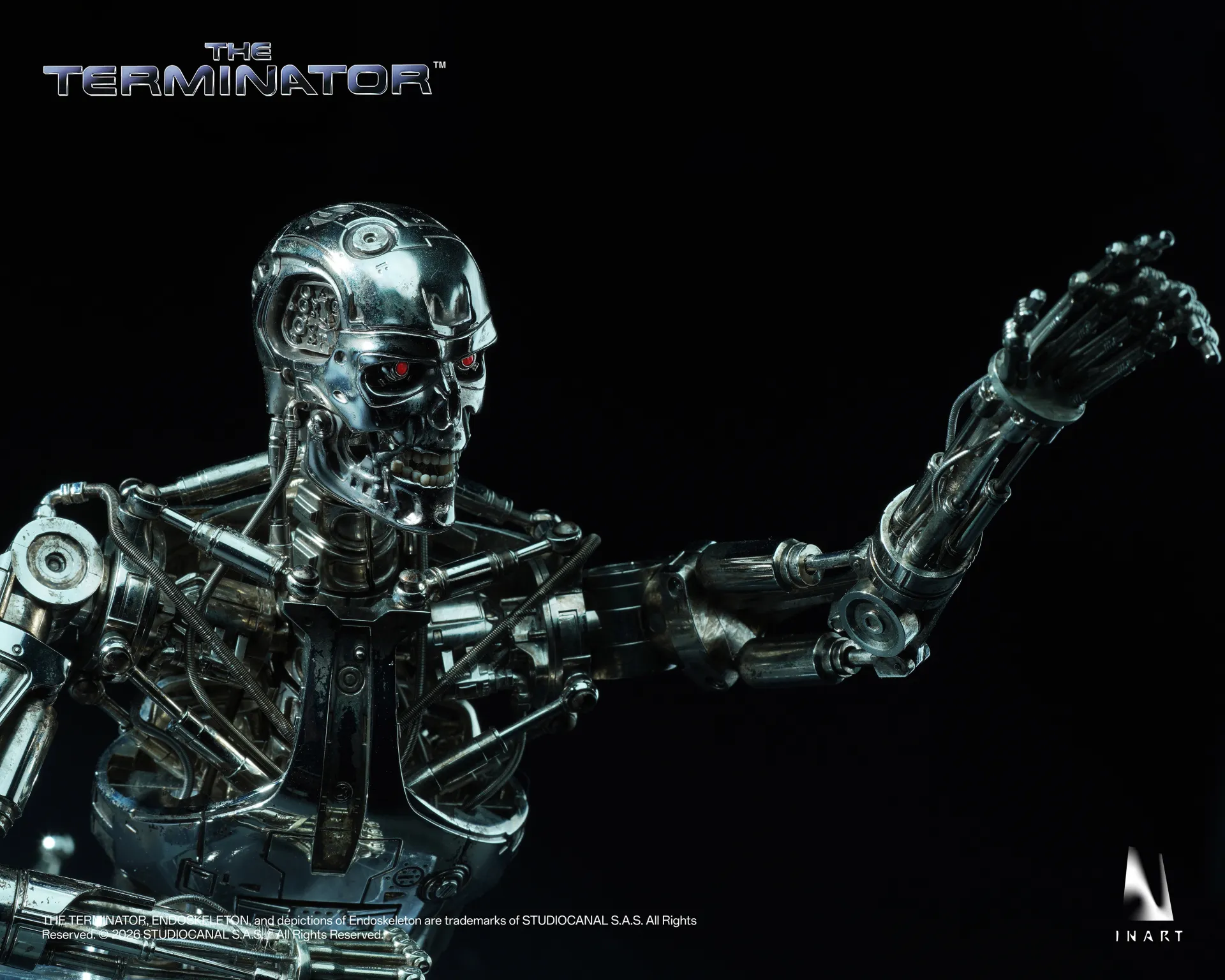 T-800 ENDOSKELETON - TERMINATOR - FIGURA 1/6 31 CM - INART - Imagen 11