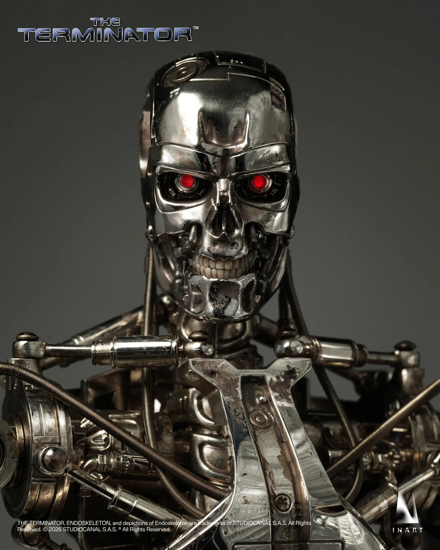 T-800 ENDOSKELETON - TERMINATOR - FIGURA 1/6 31 CM - INART - Imagen 13