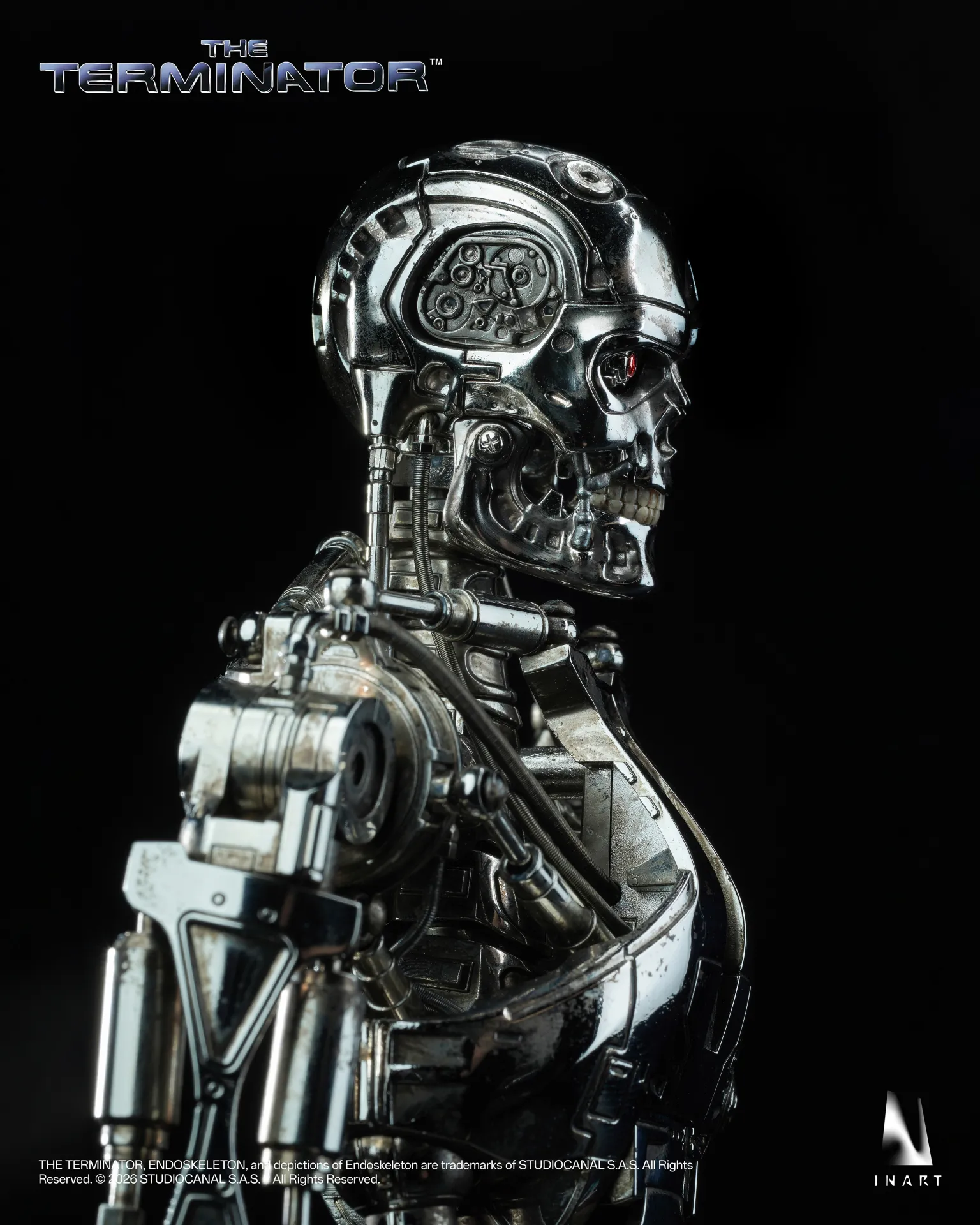 T-800 ENDOSKELETON - TERMINATOR - FIGURA 1/6 31 CM - INART - Imagen 14