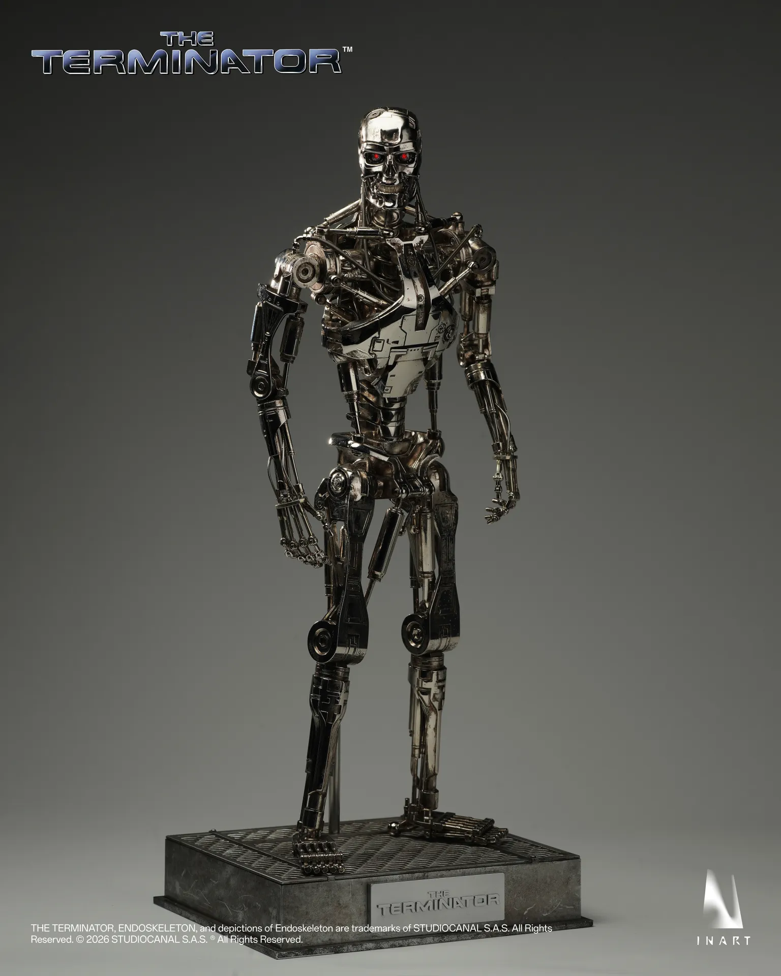 T-800 ENDOSKELETON - TERMINATOR - FIGURA 1/6 31 CM - INART - Imagen 15