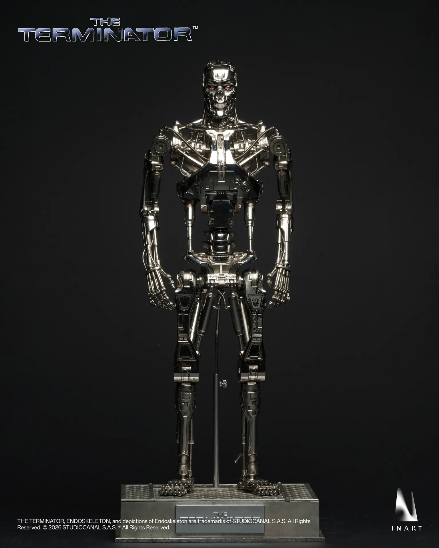 T-800 ENDOSKELETON - TERMINATOR - FIGURA 1/6 31 CM - INART - Imagen 2