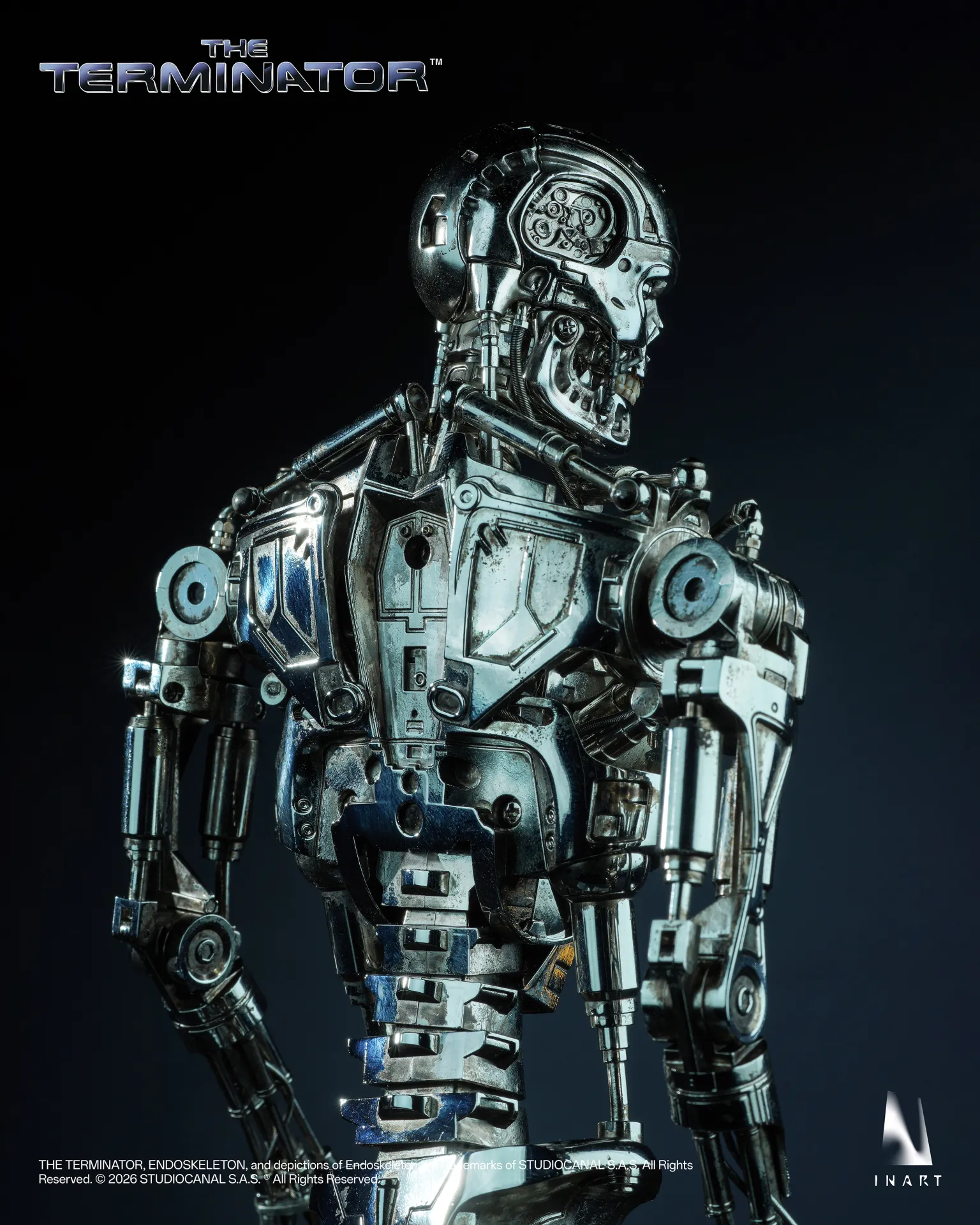 T-800 ENDOSKELETON - TERMINATOR - FIGURA 1/6 31 CM - INART - Imagen 6