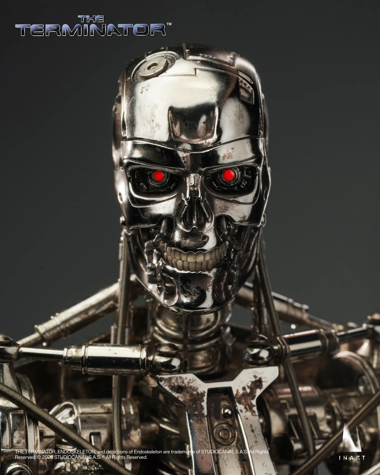T-800 ENDOSKELETON - TERMINATOR - FIGURA 1/6 31 CM - INART - Imagen 7