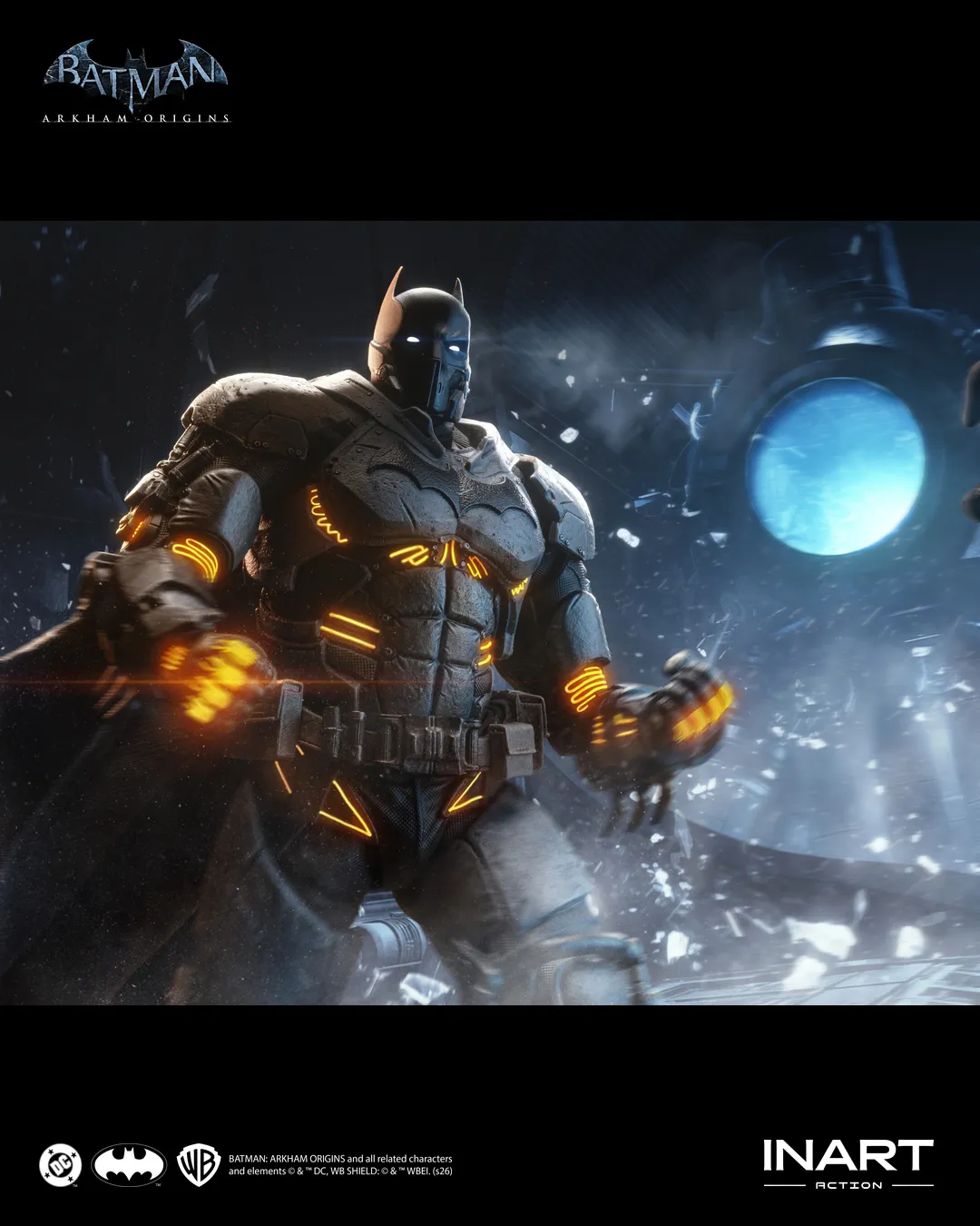 BATMAN (XE SUIT) - BATMAN ARKHAM ORIGINS - FIGURA 1/12 18,4 CM - INART - Imagen 12