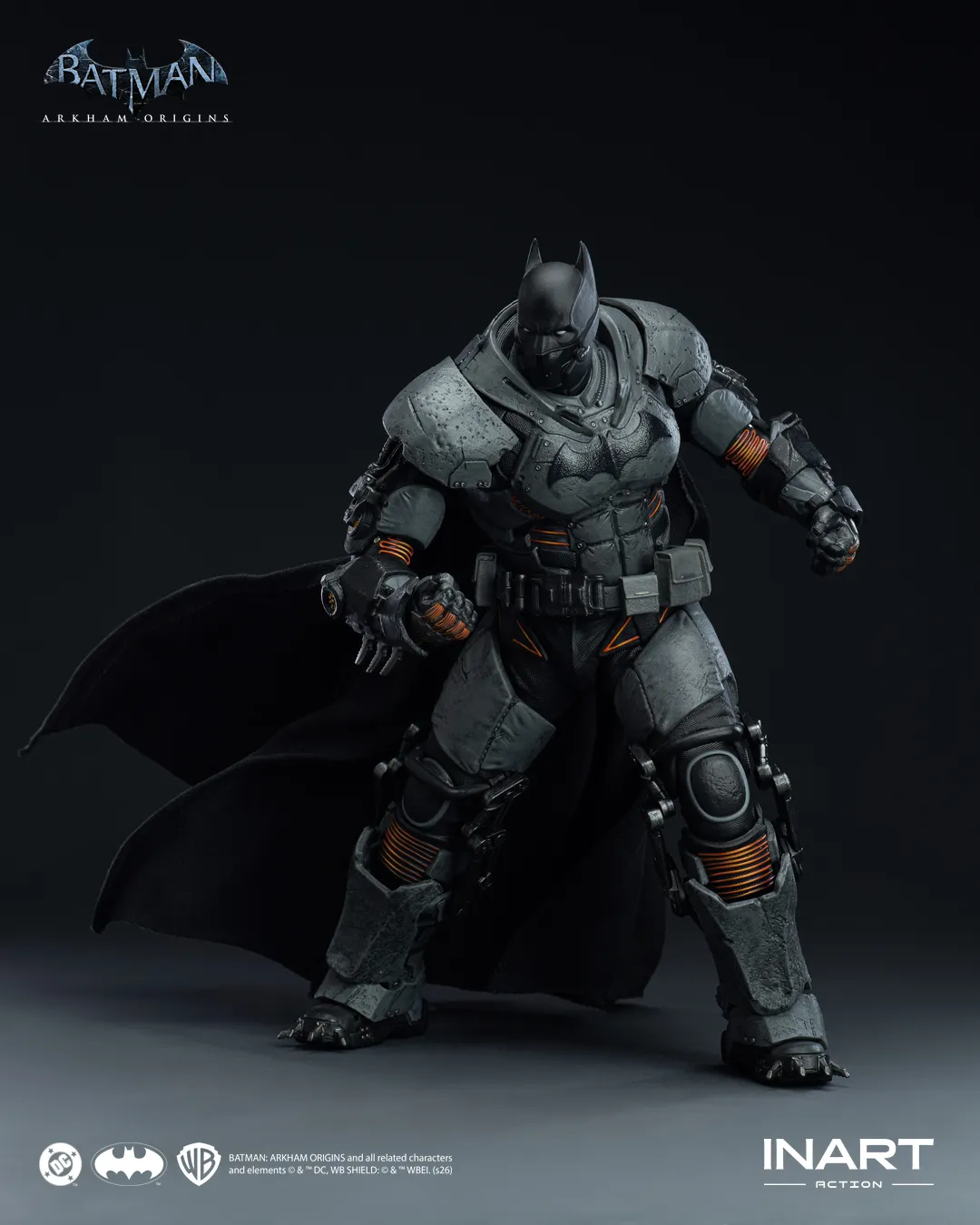 BATMAN (XE SUIT) - BATMAN ARKHAM ORIGINS - FIGURA 1/12 18,4 CM - INART - Imagen 2
