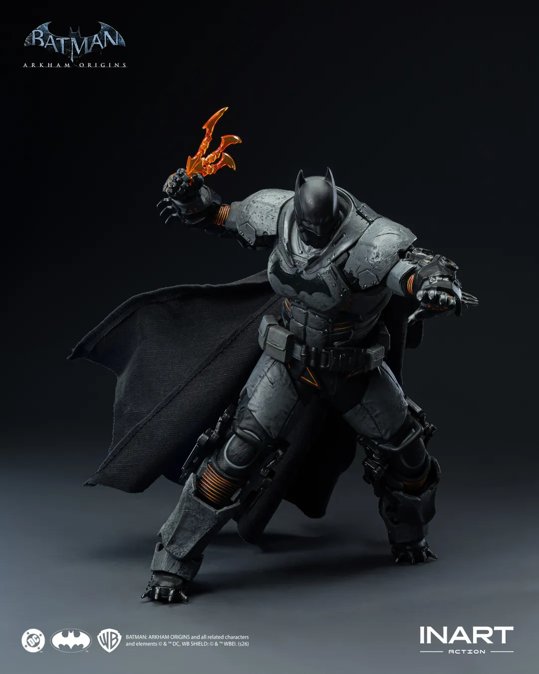BATMAN (XE SUIT) - BATMAN ARKHAM ORIGINS - FIGURA 1/12 18,4 CM - INART - Imagen 5
