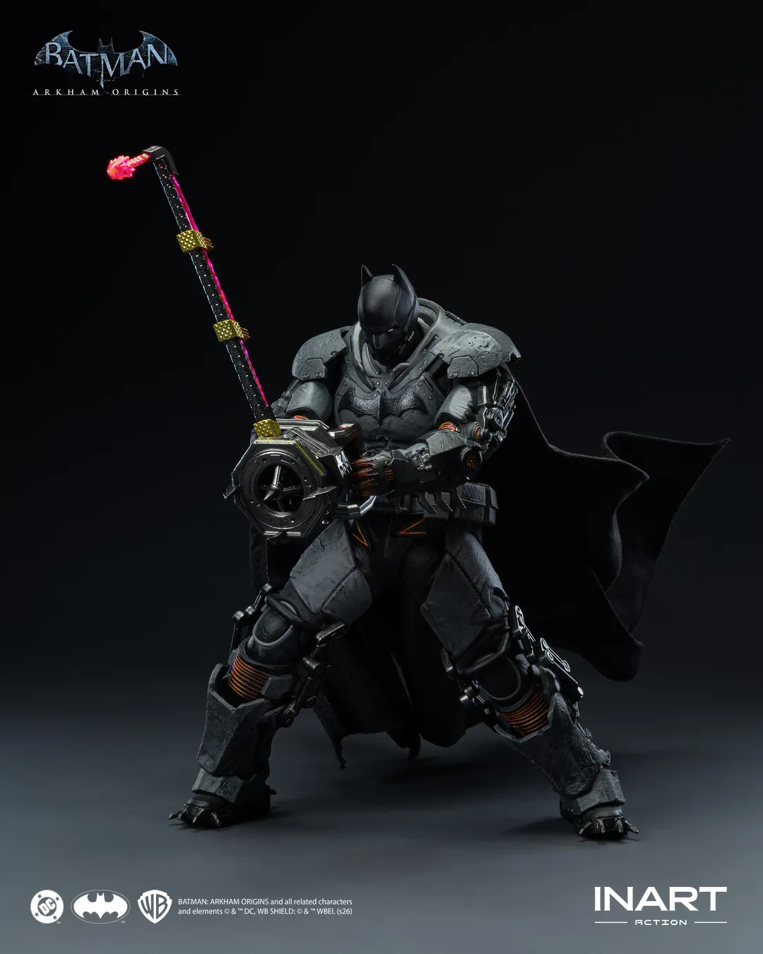 BATMAN (XE SUIT) - BATMAN ARKHAM ORIGINS - FIGURA 1/12 18,4 CM - INART - Imagen 6