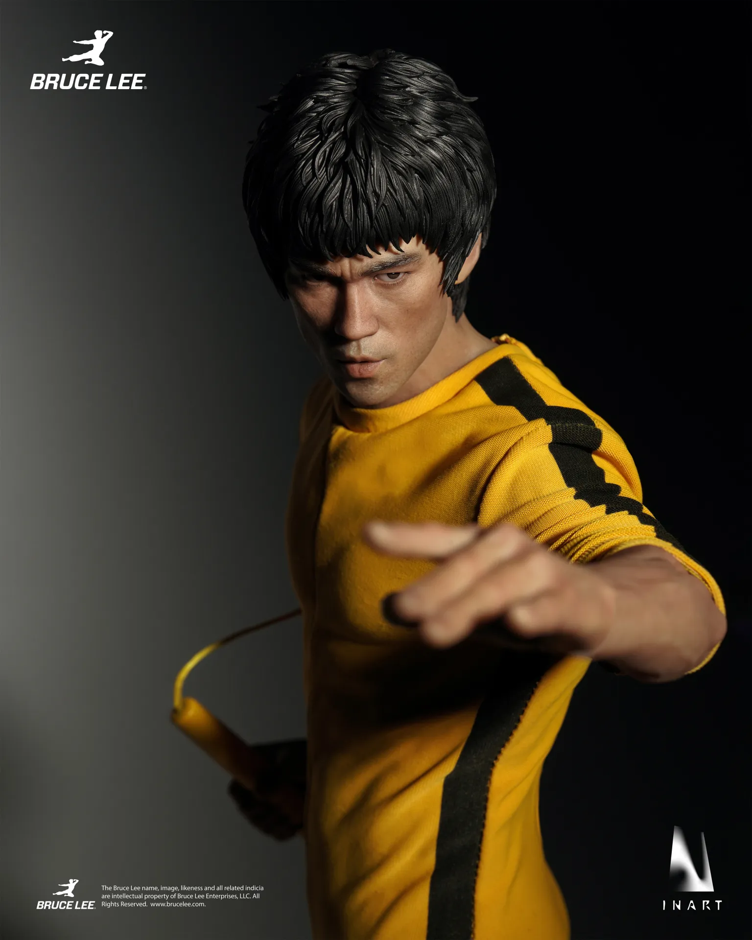 BRUCE LEE (YELLOW JUMPSUIT) - FIGURA 1/6 27,5 CM - INART - Imagen 11