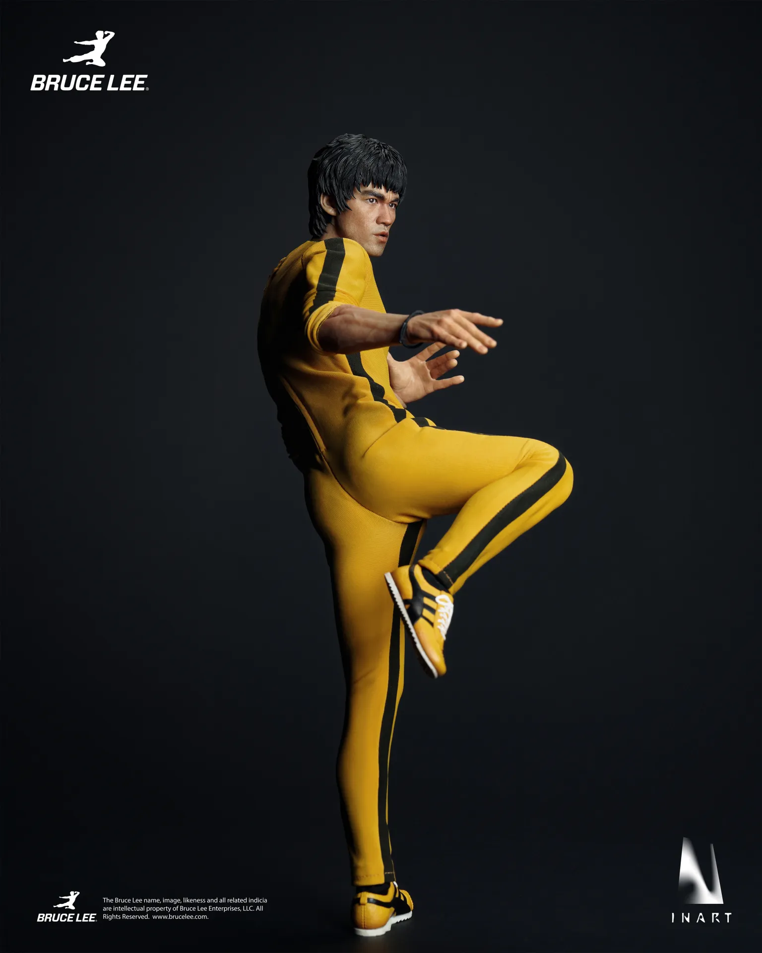 BRUCE LEE (YELLOW JUMPSUIT) - FIGURA 1/6 27,5 CM - INART - Imagen 12